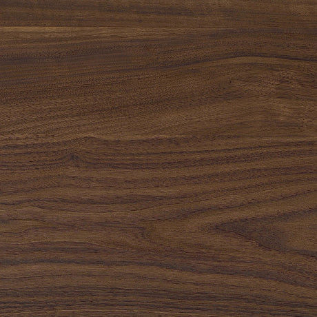 Back side of Rikkie Walnut coat rack showing construction