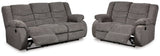 Reclining sofa in extended position