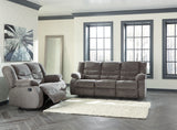 Set with both sofa and loveseat reclining
