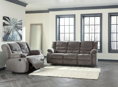 Set with both sofa and loveseat reclining