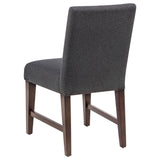 Naser Parsons Dining Side Chair Grey and Dark Walnut (Set of 2) — product image 7