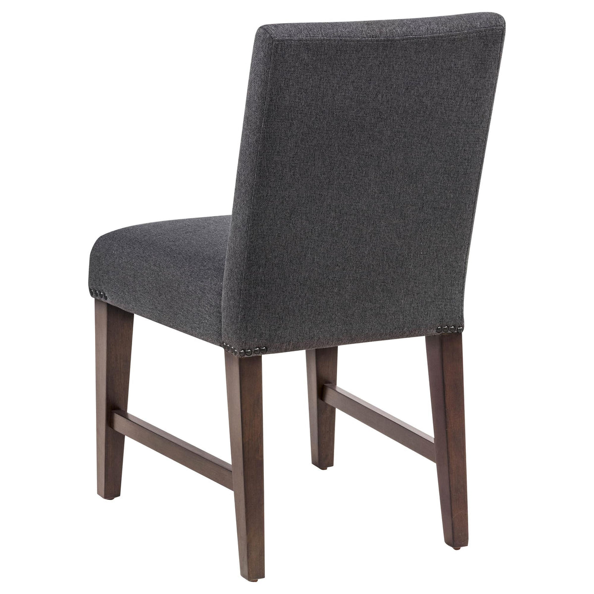 Naser Parsons Dining Side Chair Grey and Dark Walnut (Set of 2) — product image 7