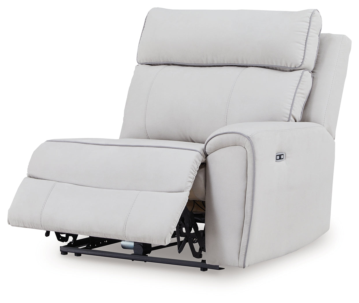 Sectional reclined position demonstrating zero-gravity comfort