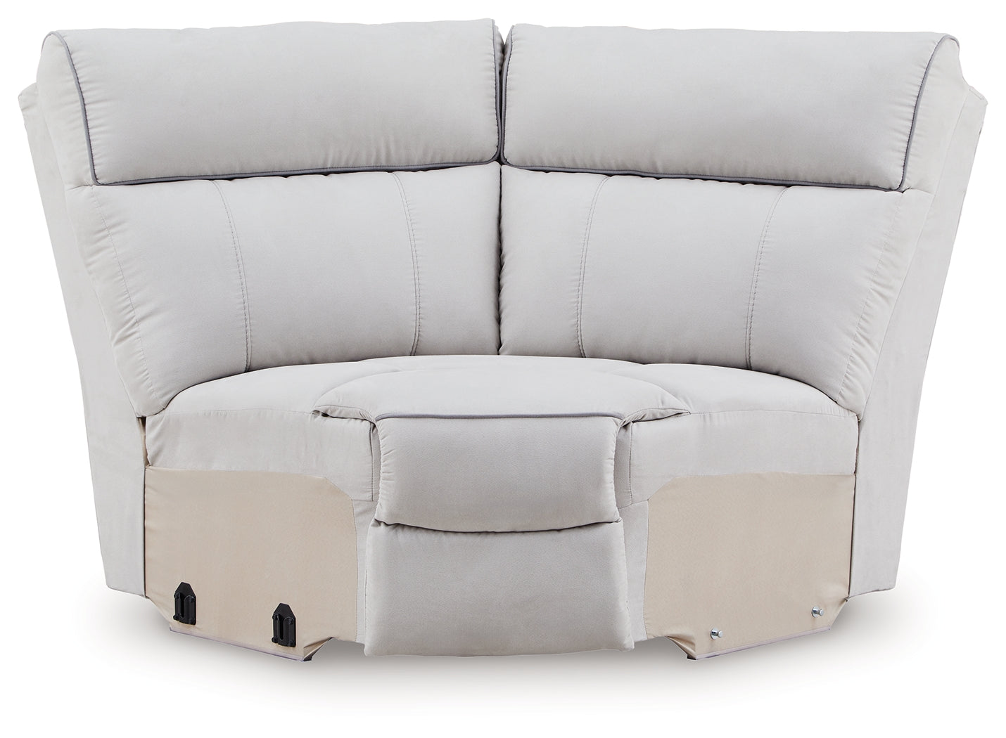 Attached cushioned seating detail