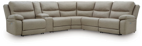 Narwhal Place 6-piece sectional angled side view