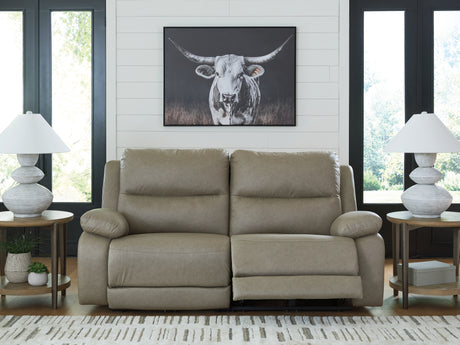 Narwhal Place reclining loveseat with headrest adjustment