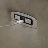 USB charging port on power recliner