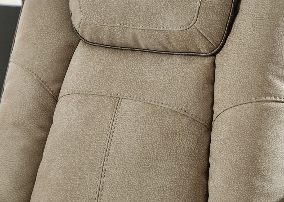 Next-Gen Sand DuraPella Sofa, Loveseat, and Recliner — detail view