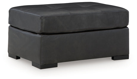 angled side view of Brindley Fog Pier 4-Piece Sectional