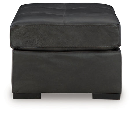 side view of fog upholstery on sectional sofa