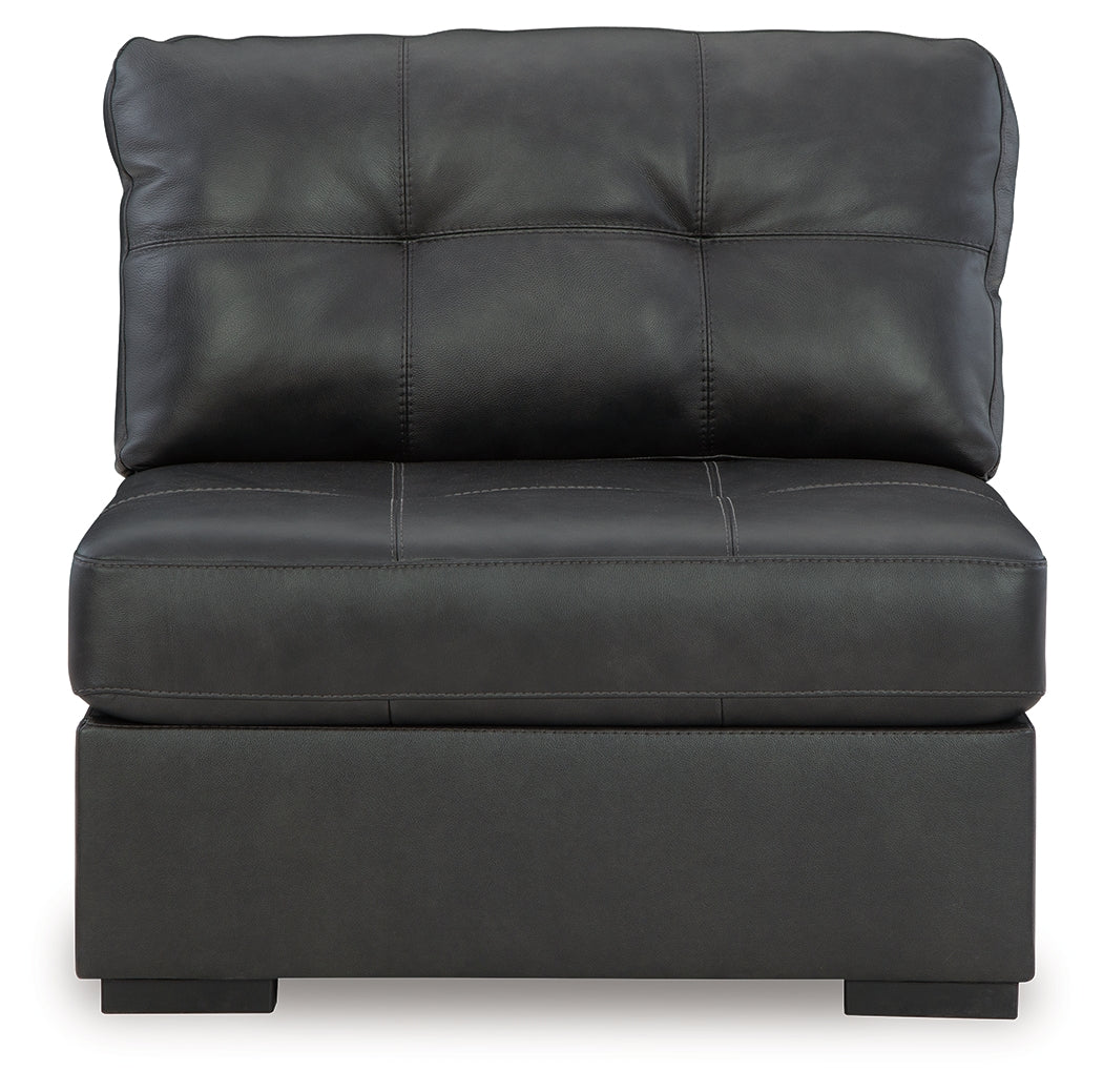 Brindley Pier sectional sofa showcased in living room