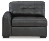 Brindley Fog Pier 3-Piece Sectional with Ottoman - image 7