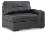 Brindley Fog Pier 3-Piece Sectional with Ottoman - image 17