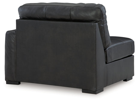side view of Brindley Fog Pier sectional's design