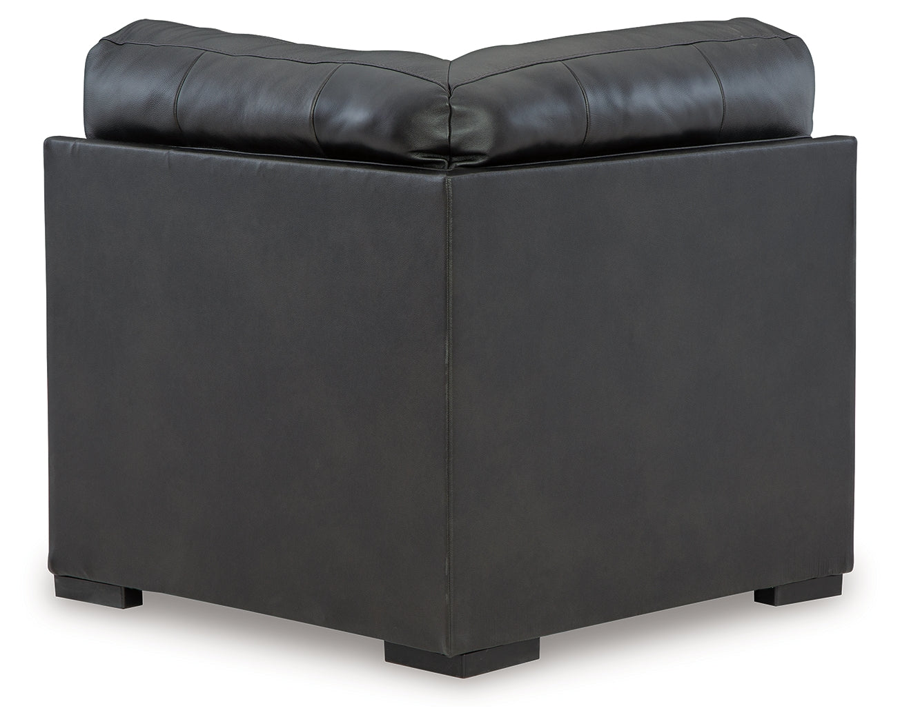 Brindley Pier Fog Leather 4-Piece Sectional sofa main view