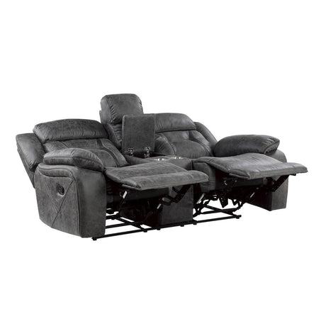 Madrona Hill loveseat with reclining seats open
