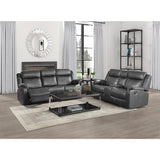 Back view of loveseat with removable seat backs
