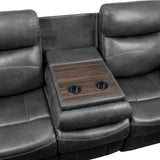 Yerba Sofa center console with cup holders