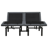 Weston Split Eastern King Massage Adjustable Bed Base in Black and Grey — product image 7