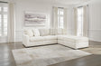 Chessington Ivory 2-Piece Sectional with Ottoman — product view