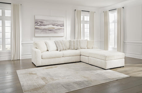 Chessington Ivory 2-Piece Sectional with Ottoman — product view