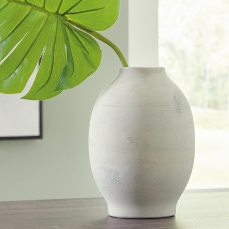 Clayson Sage Green Ceramic Vase — product view
