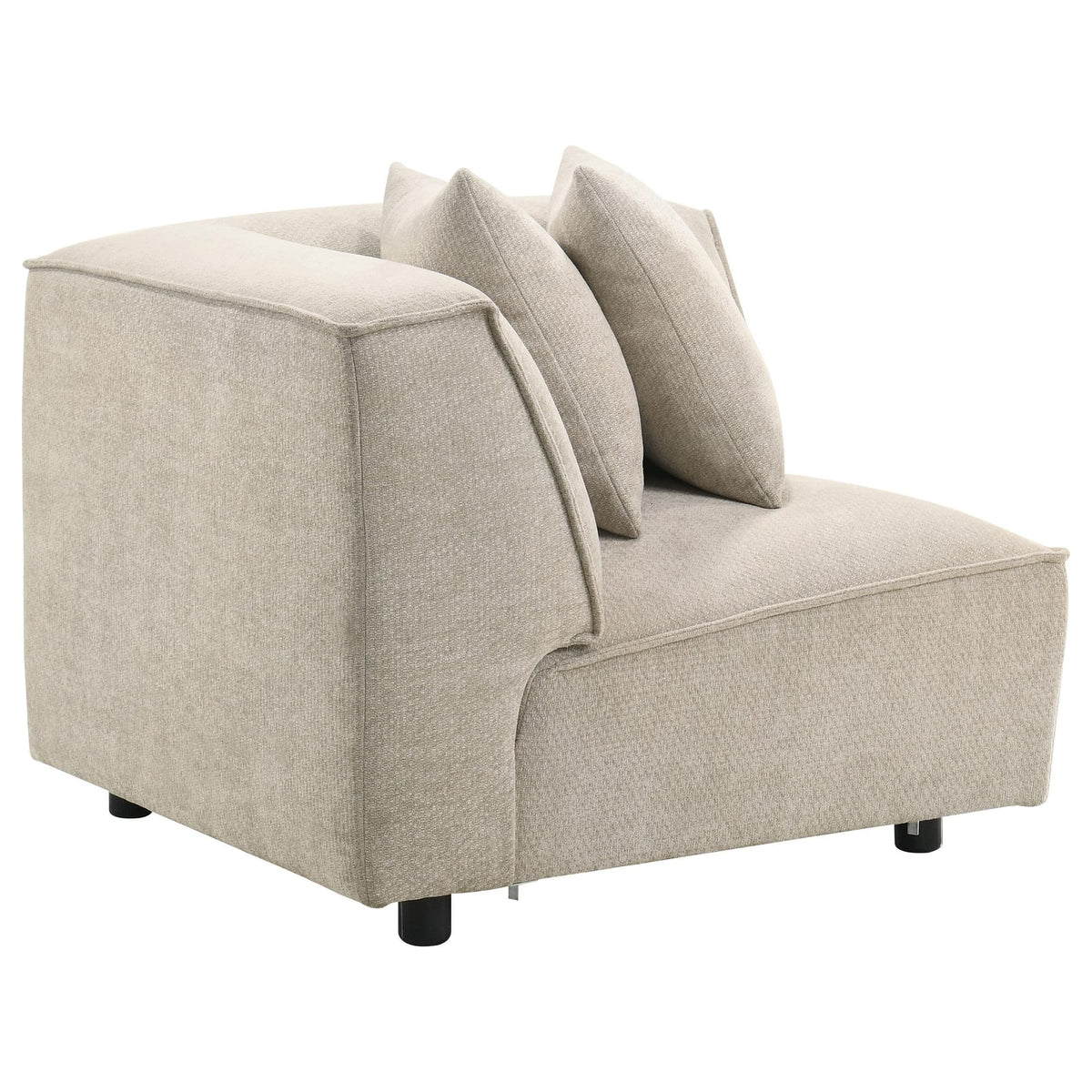 Crane 5-piece Modular Sectional Sofa Beige — product image 10