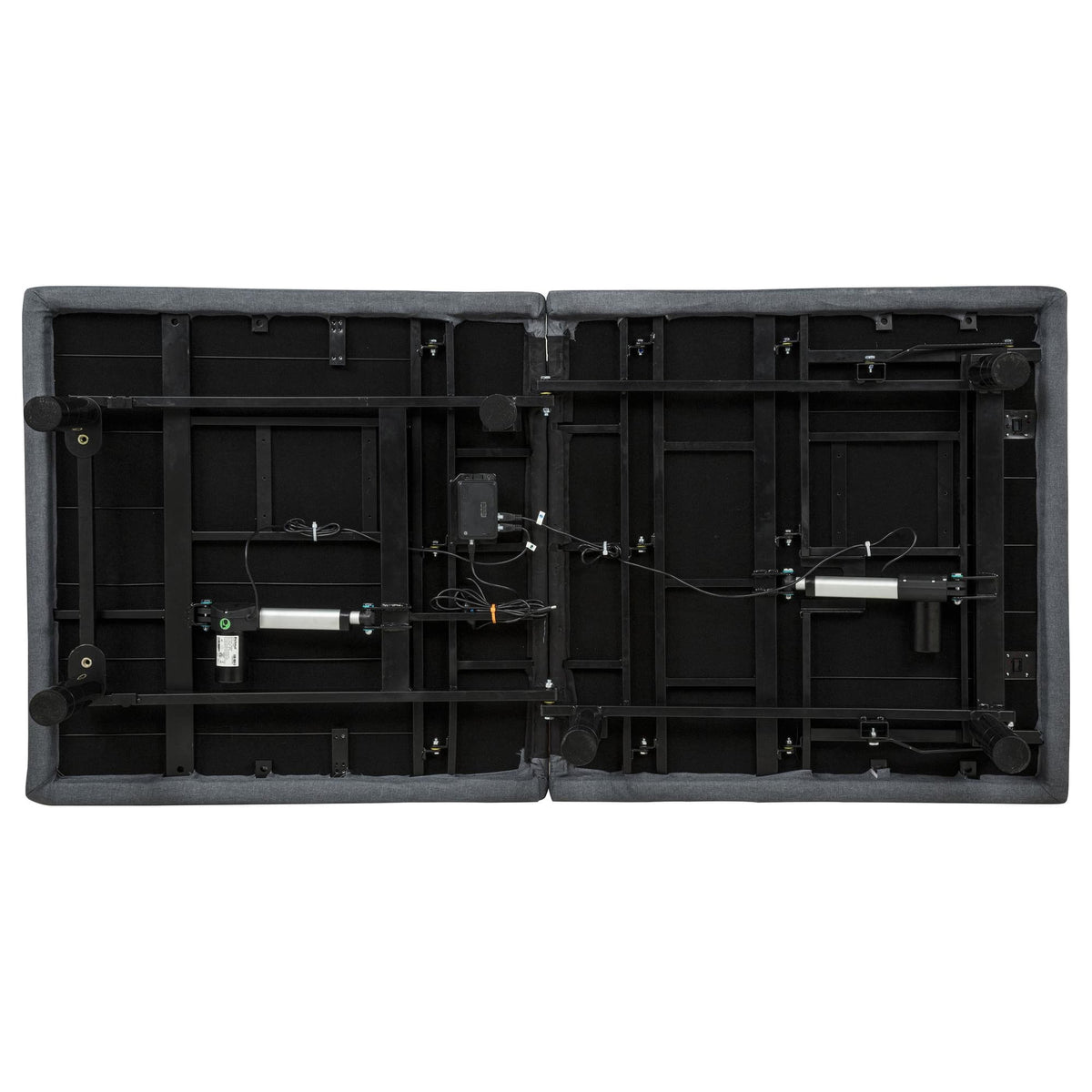Tasca Twin Dual-Motor Adjustable Bed Base in Black — product image 10