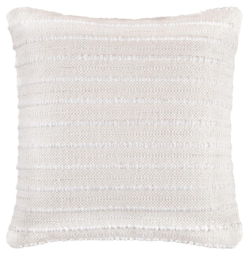 Theban Cream Pillow set of 4 square pillows side angle