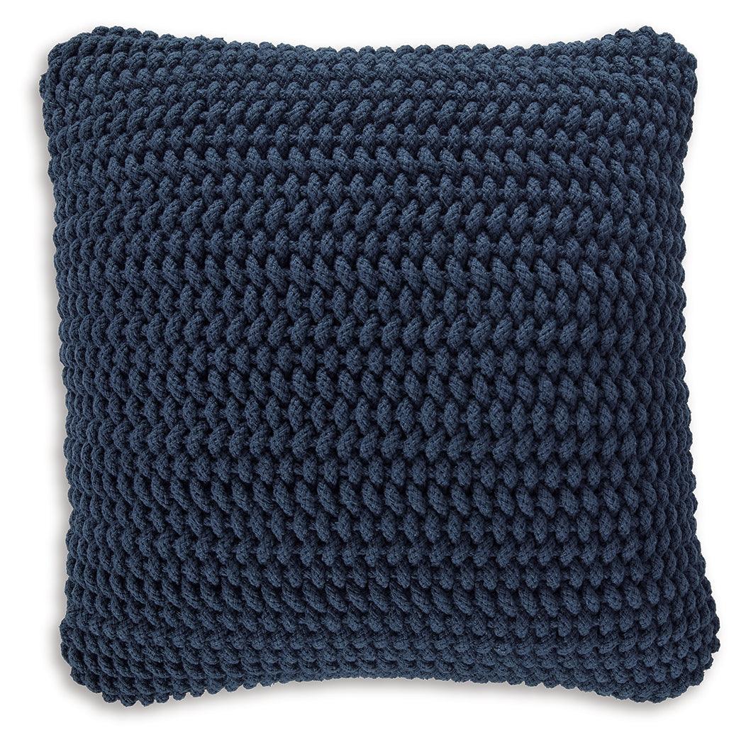 Renemore Blue Pillow back view