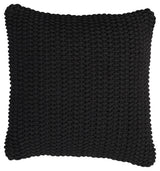 Renemore Black Cotton Pillow Set of 4, side angle