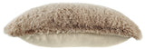 Gariland taupe pillow back view