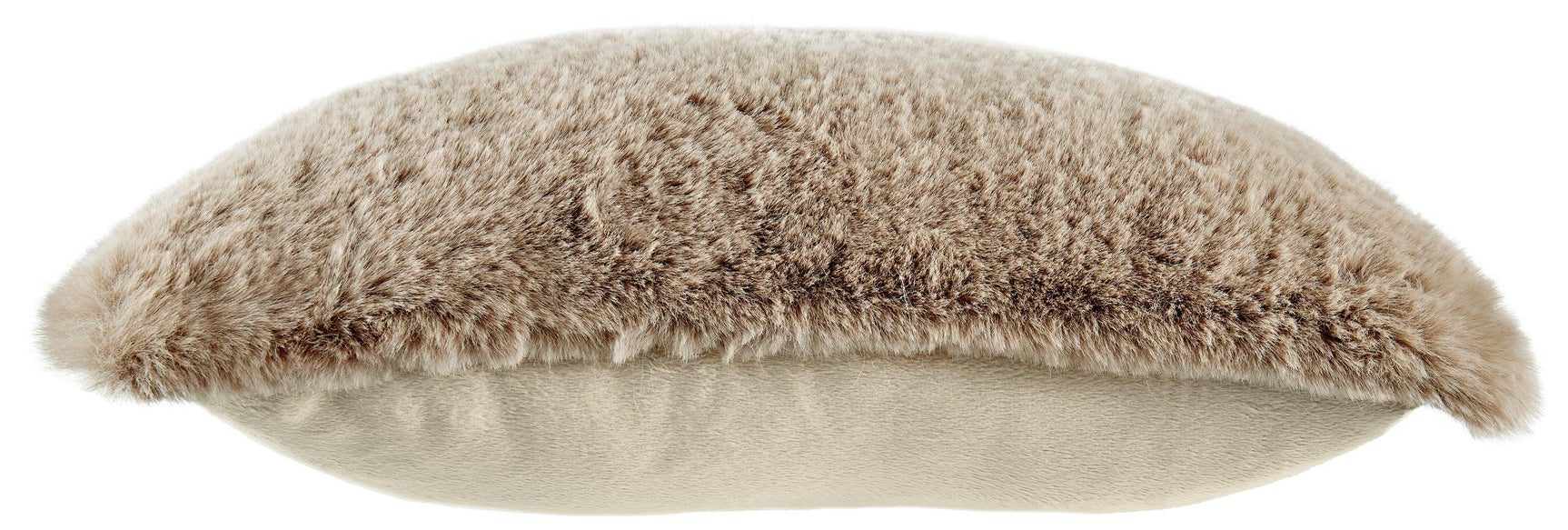 Gariland taupe pillow back view