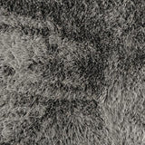 Gariland Gray Faux Fur Pillow fabric swatch