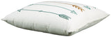 Gyldan decorative pillow set back side solid white