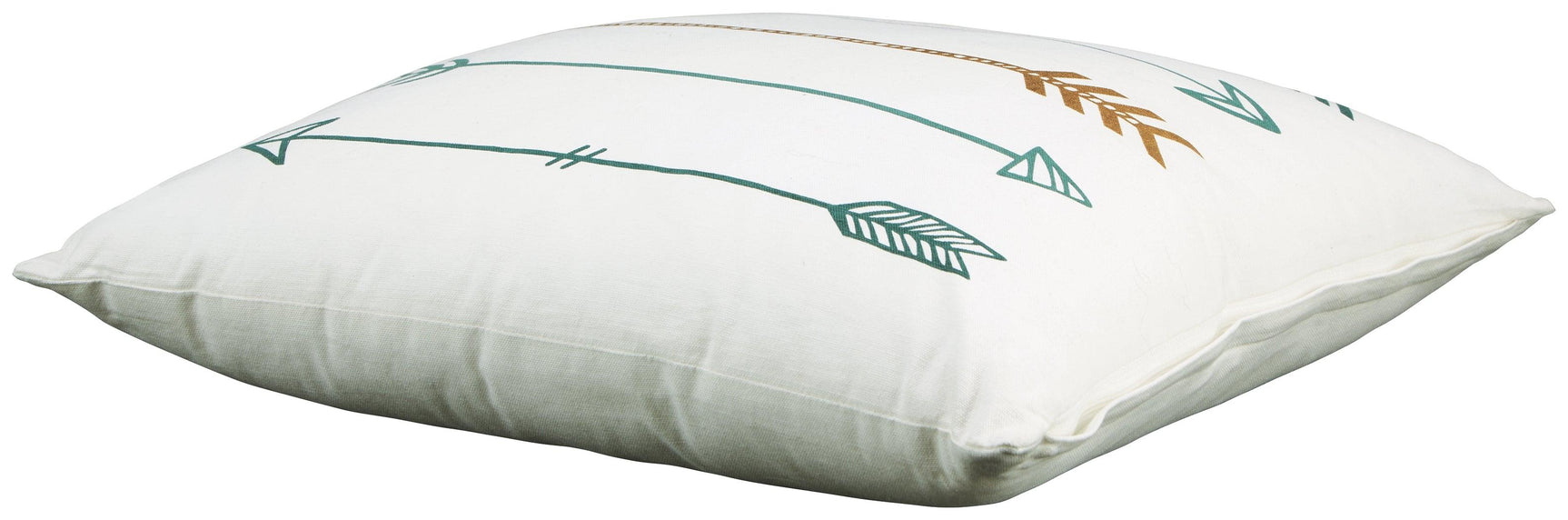 Gyldan decorative pillow set back side solid white
