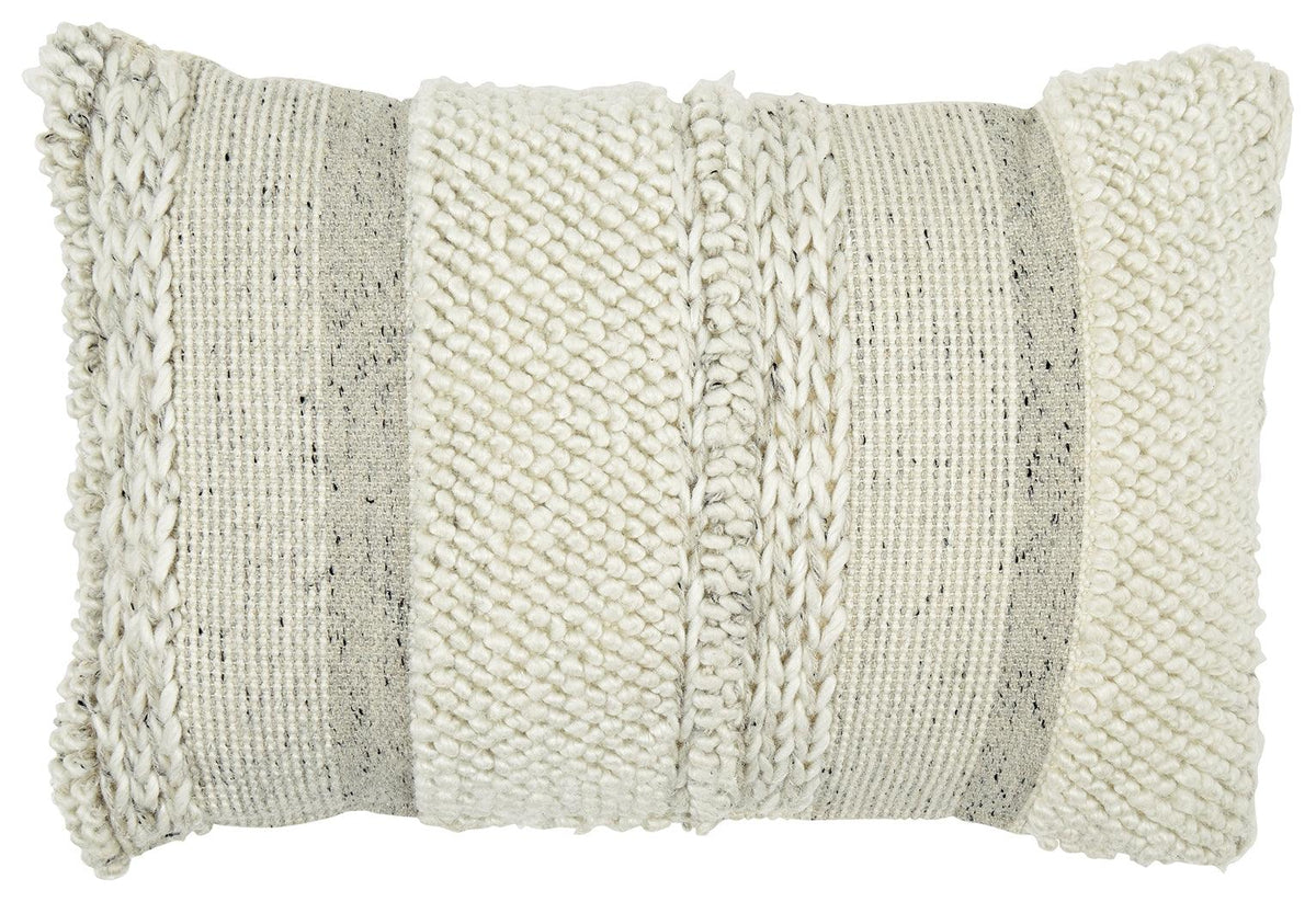 Standon Pillow side view showing texture