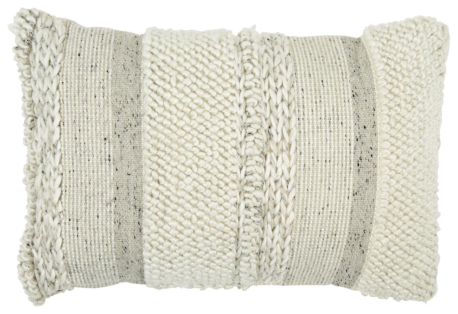 Standon Pillow side view showing texture