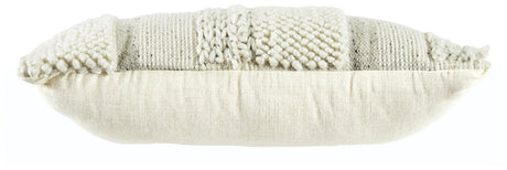 Standon Pillow back view with zipper
