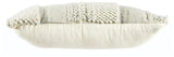 Back view of Standon Pillow showing cotton fabric