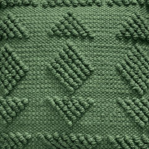 Fabric swatch of Rustingmere Green Pillow cover material