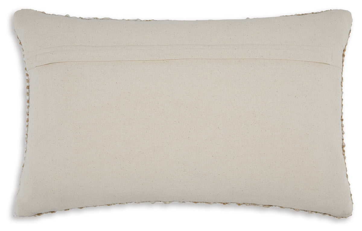 Hathby pillow close-up of zipper closure