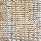 Hathby pillow fabric swatch in tan and white stripes