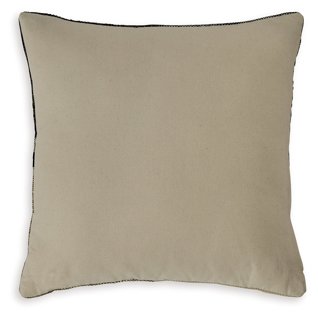 Adrielton plaid pillow close-up of woven fabric texture