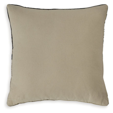 Adrielton plaid pillow close-up of woven fabric texture