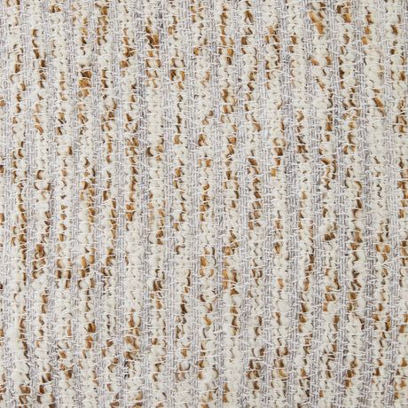 Fabric swatch for Abler pillow in ivory, gray, and gold
