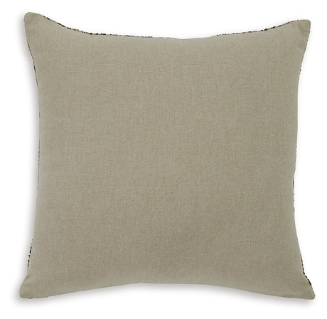 Jayner Multi-Color Chevron Accent Pillow fabric swatch close-up