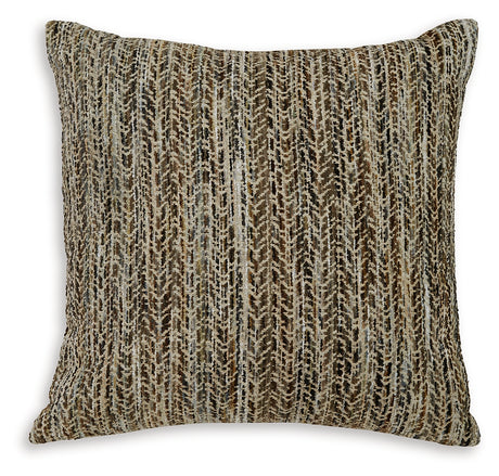 Jayner Multi-Color Chevron Accent Pillow side view