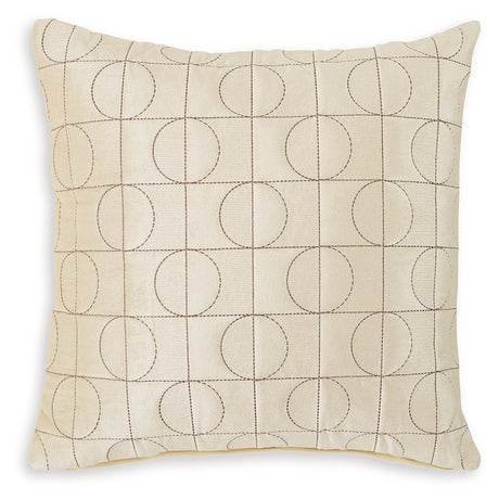 Kydner Beige Brown Pillow side angle
