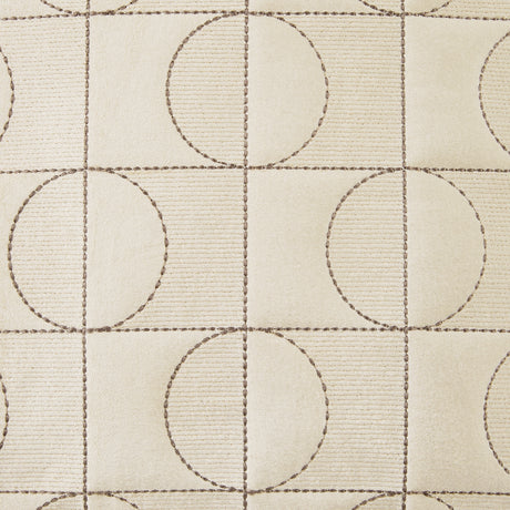 Kydner Beige Brown Geometric Accent Pillows set of 4